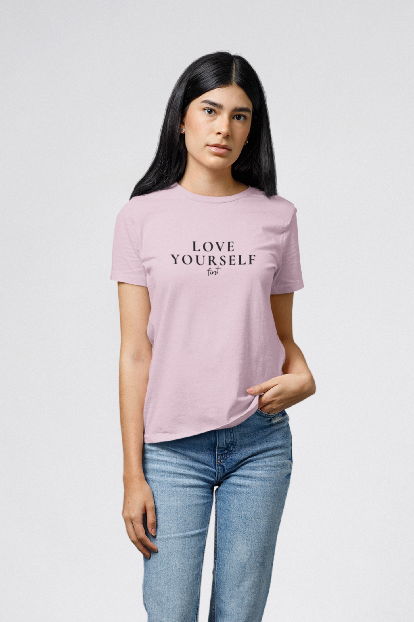 "Love Yourself First" Motivational T-Shirt - First Steps Edition