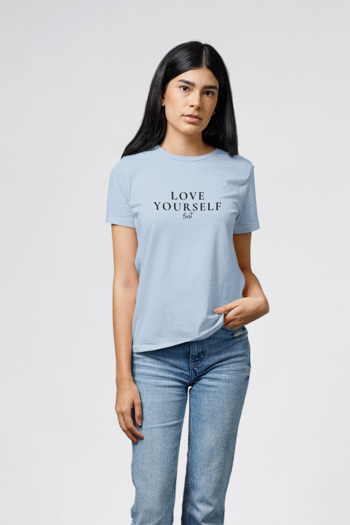 "Love Yourself First" Motivational T-Shirt - First Steps Edition