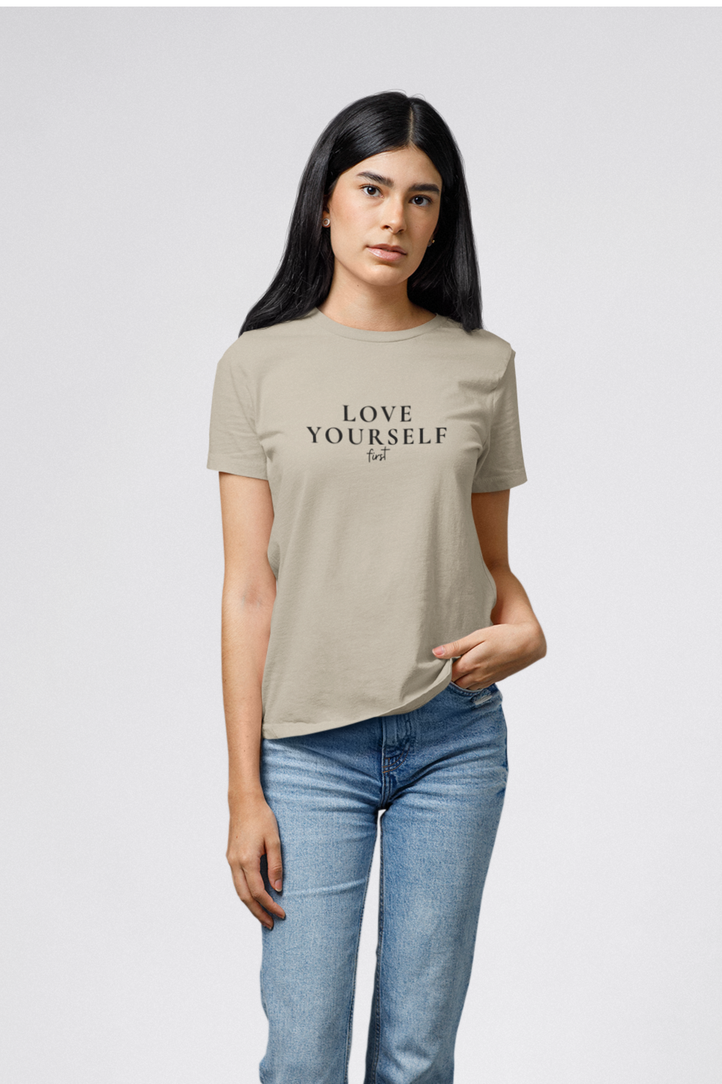 "Love Yourself First" Motivational T-Shirt - First Steps Edition