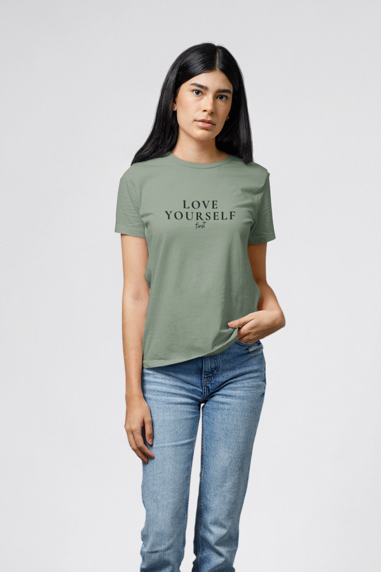 "Love Yourself First" Motivational T-Shirt - First Steps Edition