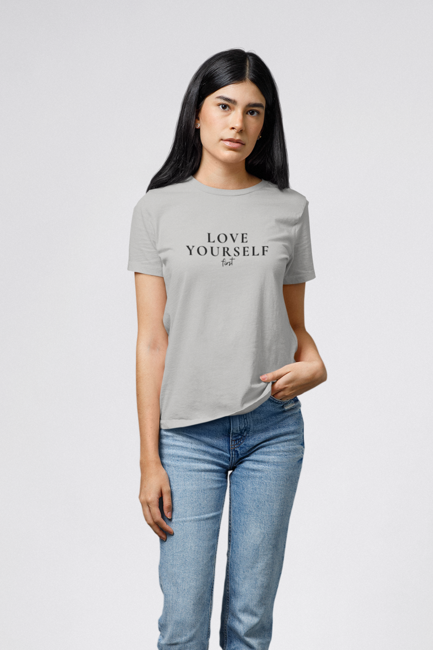 "Love Yourself First" Motivational T-Shirt - First Steps Edition